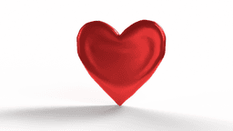 Stylized Red Heart 3d model
