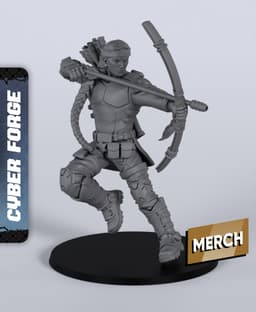 Tomahawk - With Free Cyberpunk Warhammer - 40k Sci-Fi Gift Ideas for RPG and Wargamers 3d model
