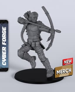 Tomahawk - With Free Cyberpunk Warhammer - 40k Sci-Fi Gift Ideas for RPG and Wargamers 3d model