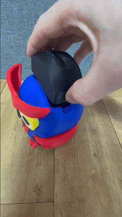 Owl Piggy Bank & Pen Holder – 2-in-1 Modular Desk Organizer 3d model