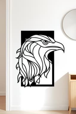 Eagle Wall Art, Wall Decor, Home Deocor 3d model