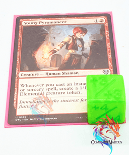 MTG Basic Dice Counters 2 - Set of 5 / no supports / 3mf included 3d model