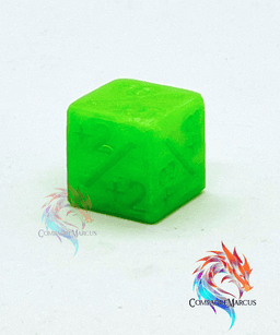 MTG Basic Dice Counters 2 - Set of 5 / no supports / 3mf included 3d model