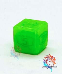 MTG Basic Dice Counters 2 - Set of 5 / no supports / 3mf included 3d model