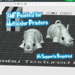 Baby Rhino 3d model