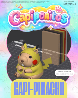 CAPIPONITO CAPI-PIKACHU FOR FREE 3d model