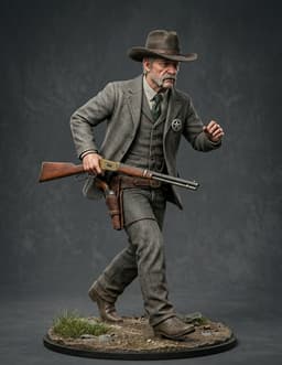 MINI LOOTS COLLECTIBLES: THE OLD WEST EDITION – THE LAWMEN PACK 3d model