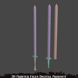 Rumi Cosplay Sword Kpop Demon Hunters 3d model