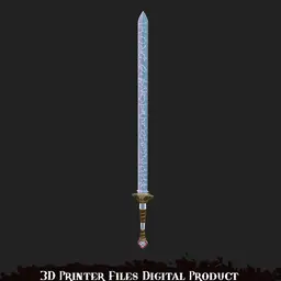 Rumi Cosplay Sword Kpop Demon Hunters 3d model