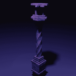 FREE Pillar Spyral Ornament 3d model