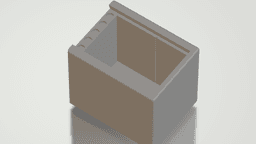 Commander Deck Box With Top Loader Lid 3d model