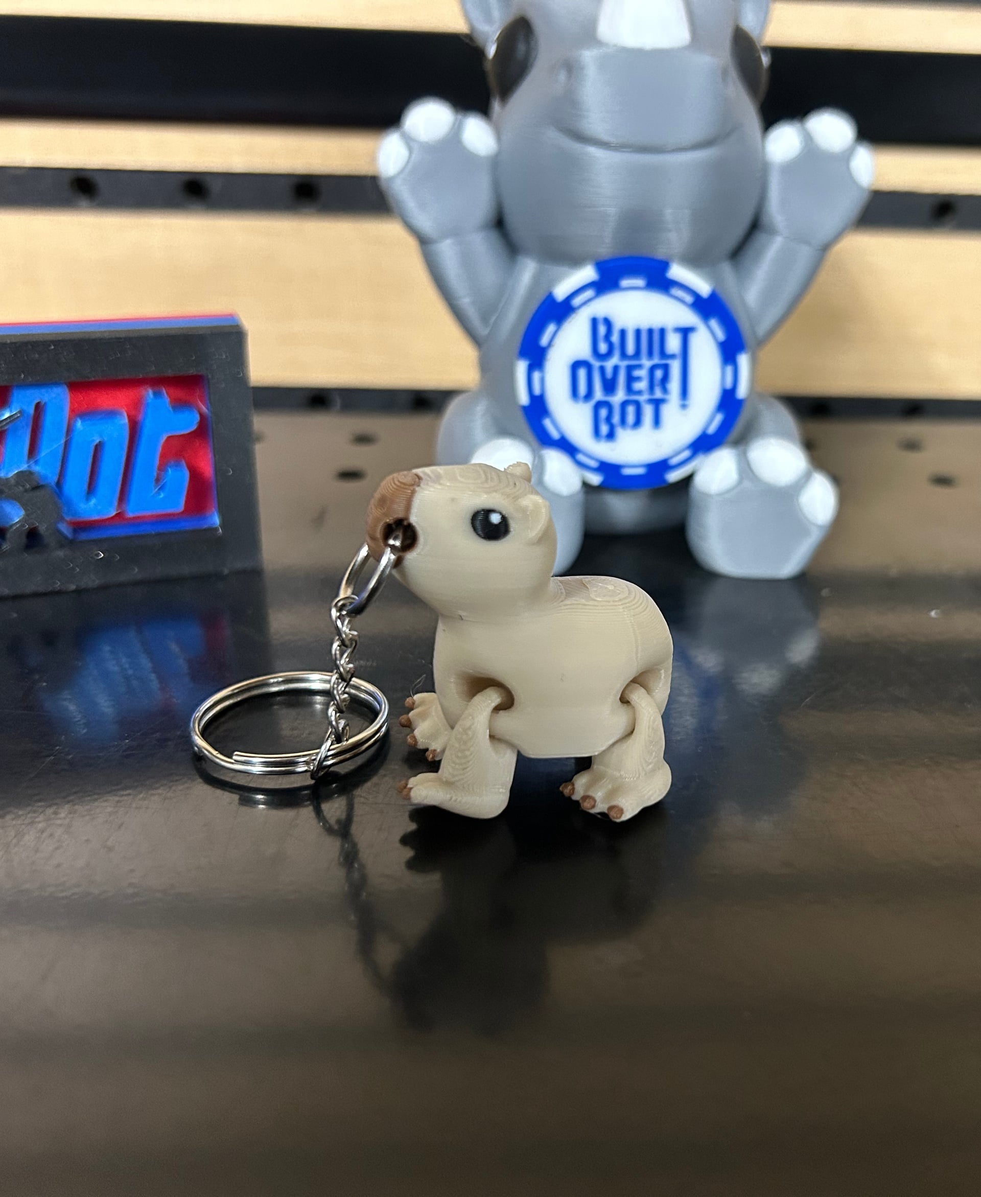 Capybara Keychain 3d model