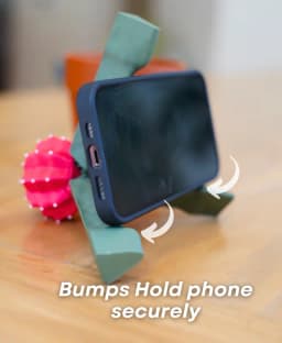 Phoney Cactus - Moon Cactus Phone Stand 3d model