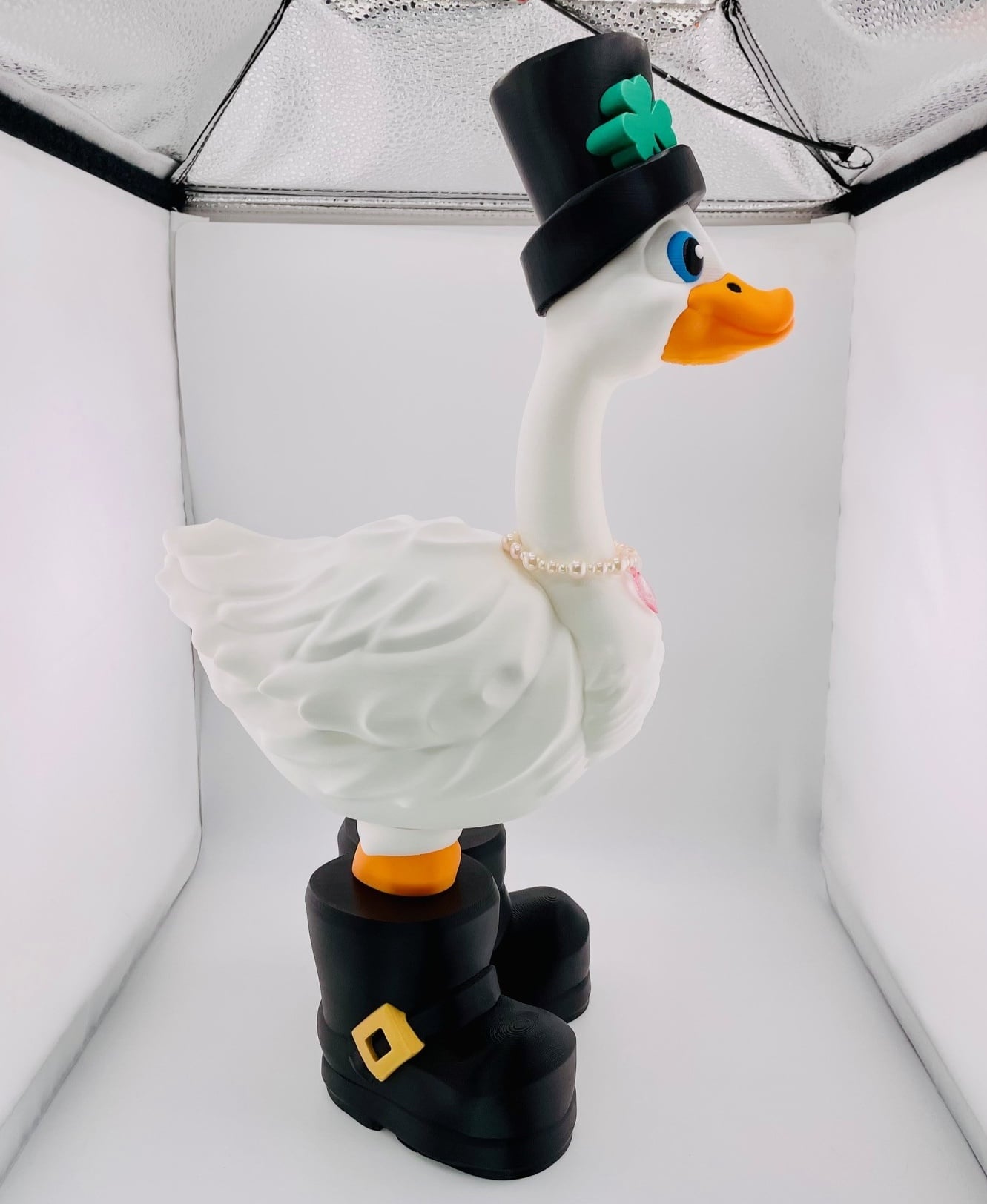 Saint Patrick's Day Goose Gear Outfit for Porch Goose 3d model