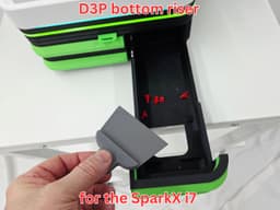 Creality SparkX i7 D3P bottom riser 3d model