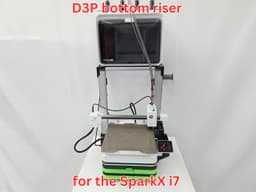 Creality SparkX i7 D3P bottom riser 3d model