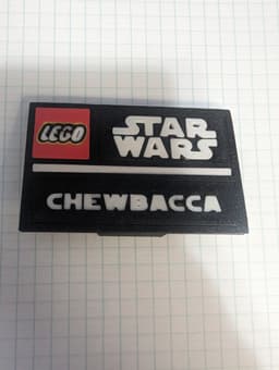 Chewbacca Complete Nameplate Assembly 3d model