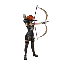 Female Fantasy Ranger v2.0 3d model