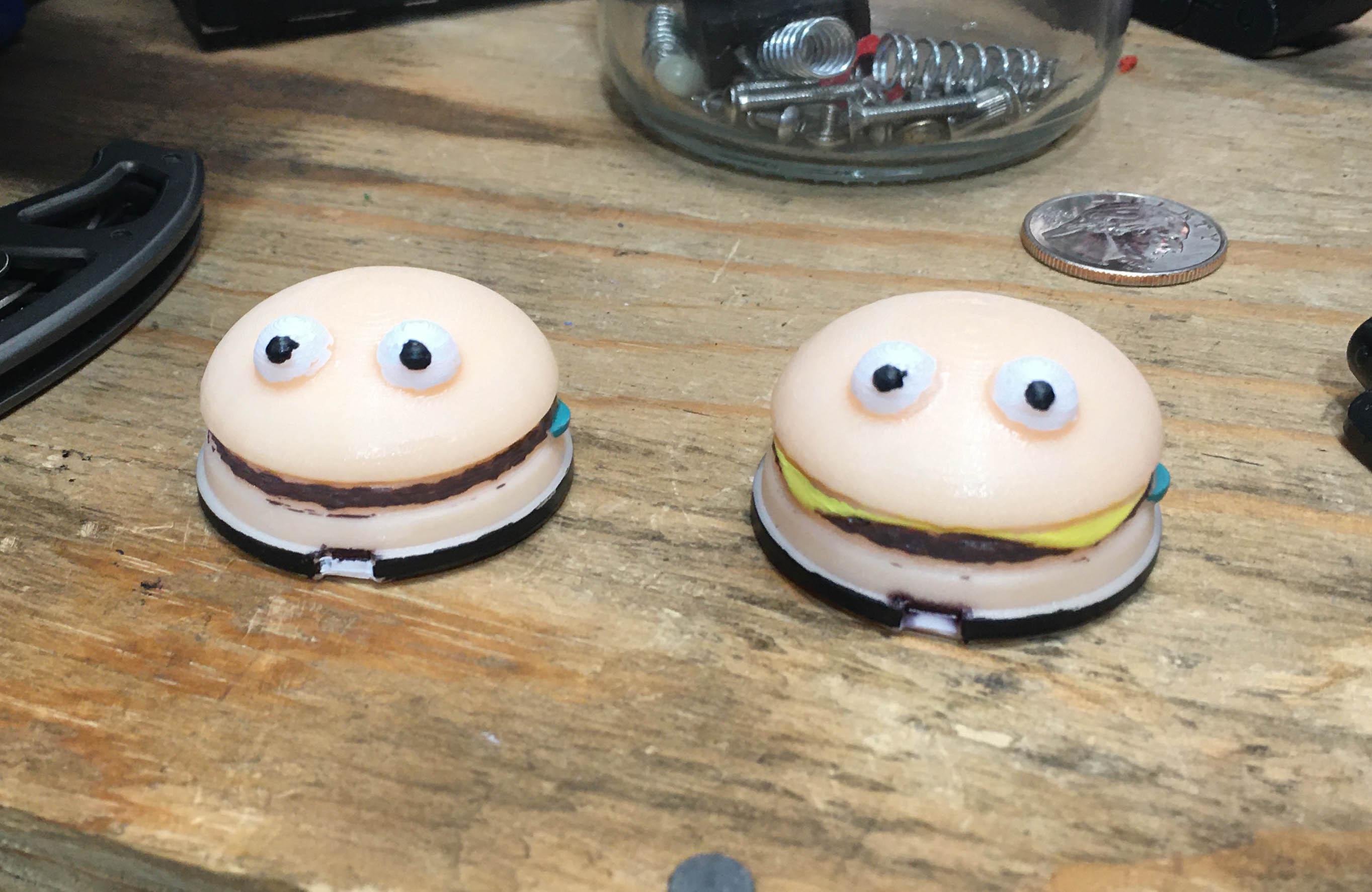 Burger Ministers for Wedding Cakes 3d model