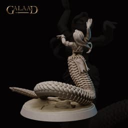 Free Female Naga Dancer + NSFW 3d model