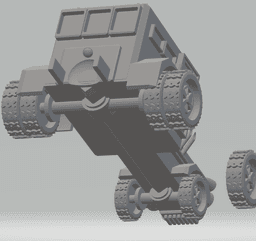 FHW: JCT-79e1 v4 Armoured Tractor ( Jeremy Clarkson) (gaslands) 3d model