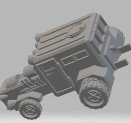 FHW: JCT-79e1 v4 Armoured Tractor ( Jeremy Clarkson) (gaslands) 3d model