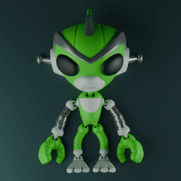 Flexi Robot Monkey 3d model
