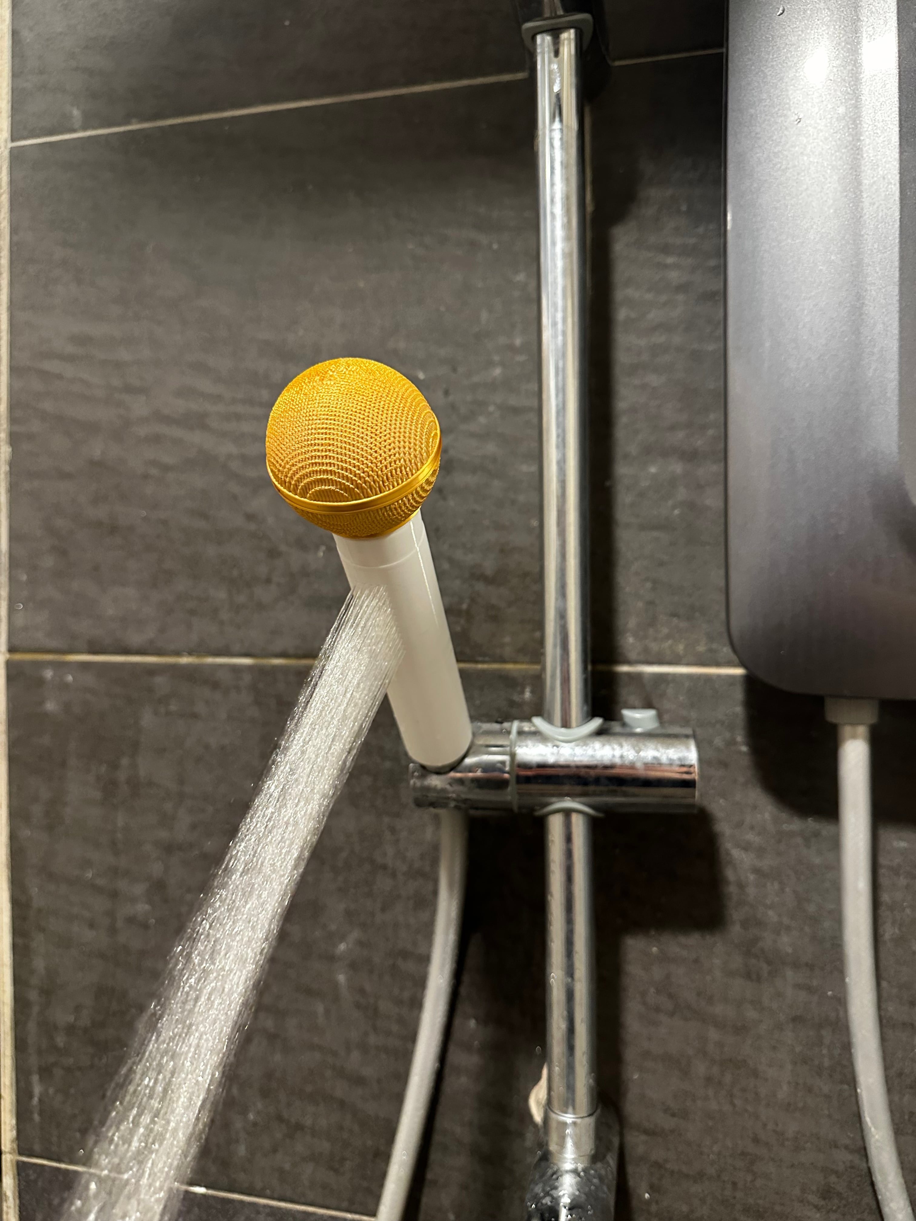 Golden Mic ShowerHead 3d model