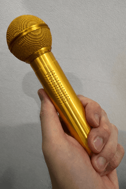 Golden Mic ShowerHead 3d model