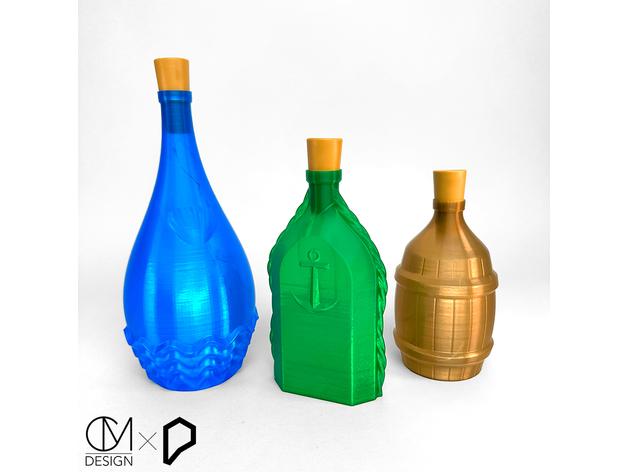 Protopasta Barrel Bottle by CM Design 3d model