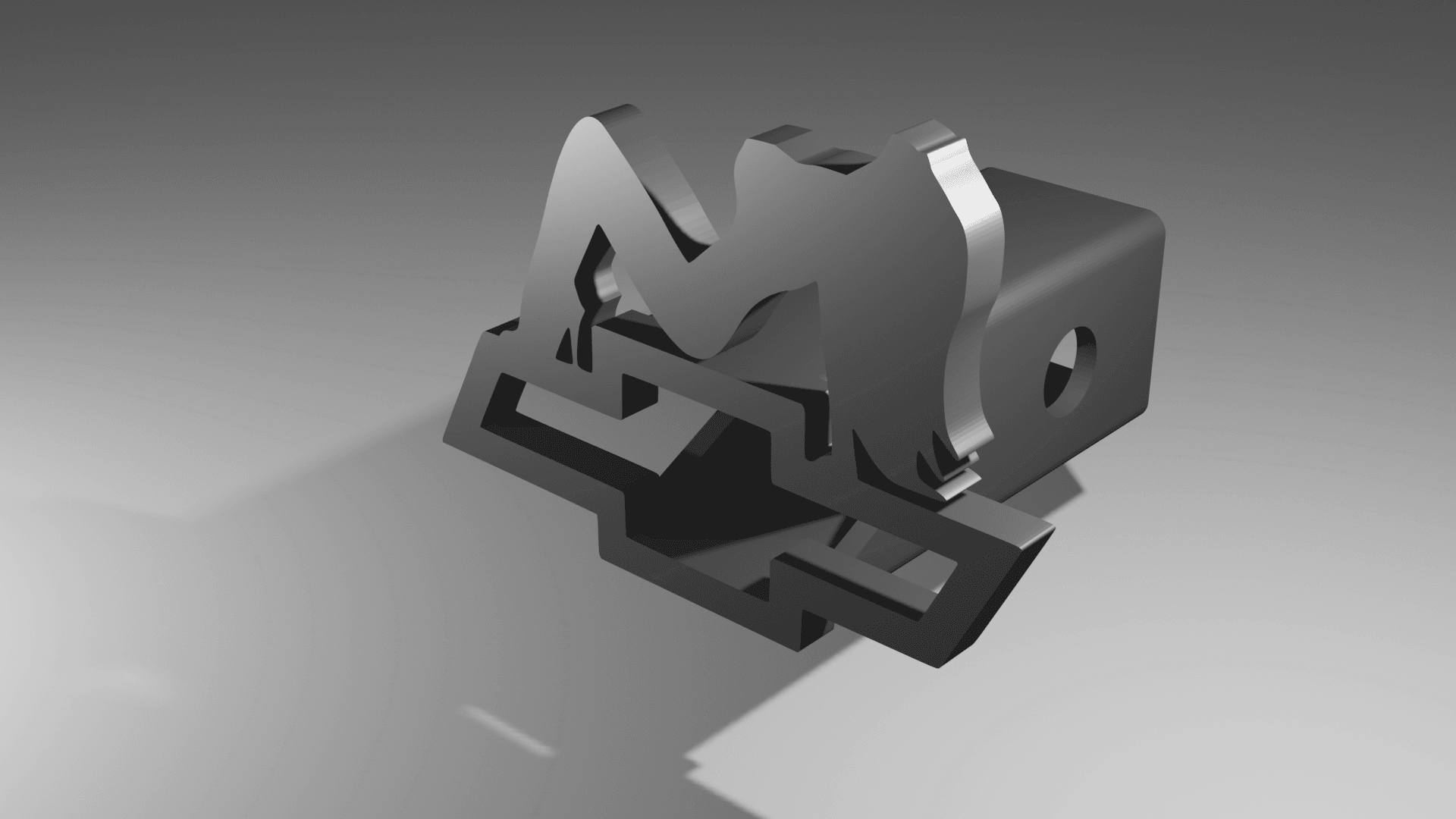 Chevy Bowtie Girl Trailer Hitch Cover 3d model