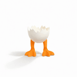 EGG HOLDER WITH LEGS / MODERN HOMEDECOR / FUNNY EGG HOLDER / BUNNY EGG HOLDER / CHICKEN EGG HOLDER 3d model