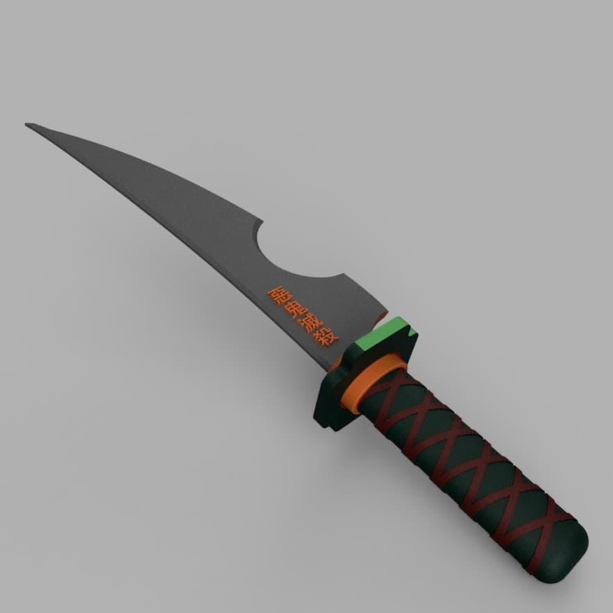 Tengen Uzui Katana 3d model