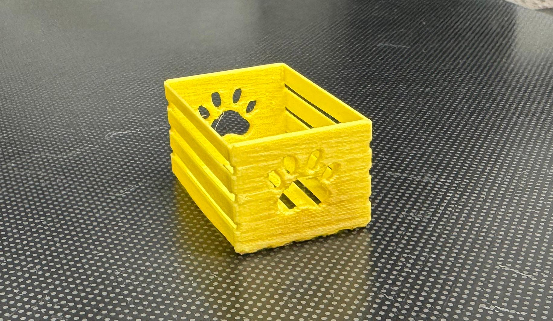 Mini Paw Crate 3d model