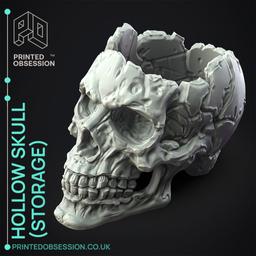 Hollow Skull - Pencil Holder - Decor