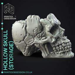 Hollow Skull - Pencil Holder - Decor