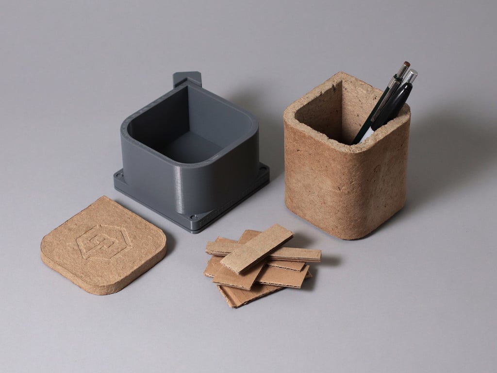 Pulp It! - Recycled Cardboard Molds 3d model