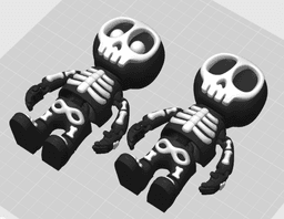 RattleJack - The cute skeleton 3d model