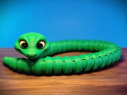 Mr Snake The Poseable Flexi 3d model