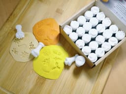 Ceramic Clay Stamp Set – Alphabet & Numbers 3d model