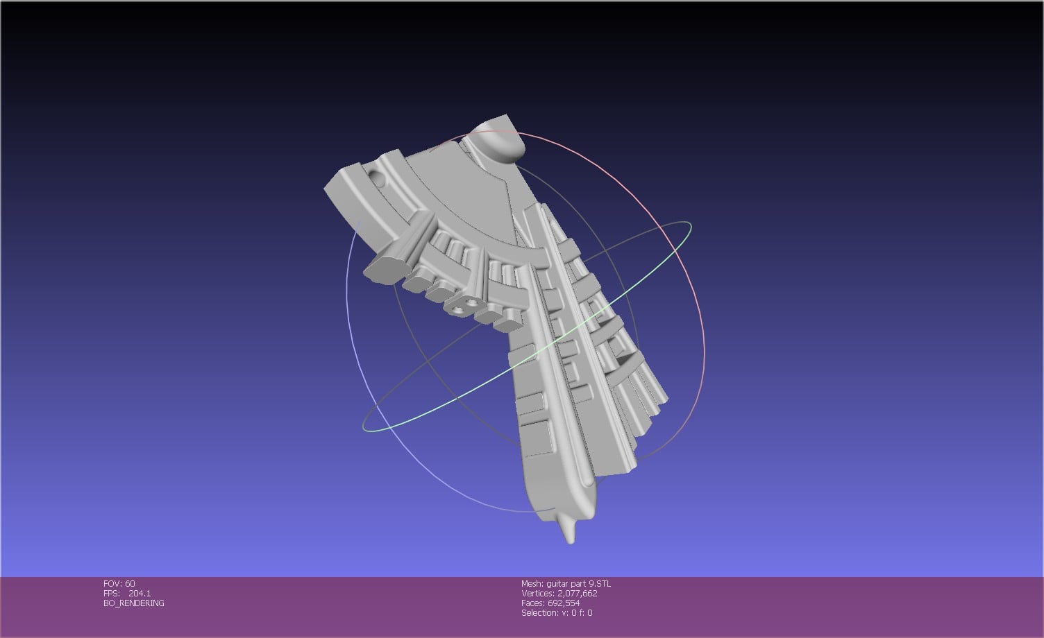 Vocaloid Meltdown Rin Guitar 3d model