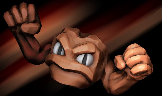 Geodude from Pokemon 3d model