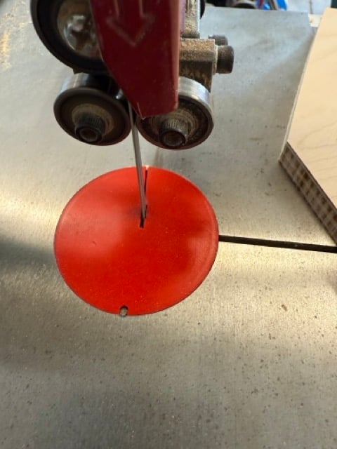 Grizzly G0555 Bandsaw zero clearance insert 3d model