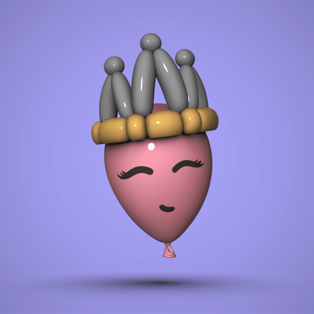 Balloon Crown 3d model