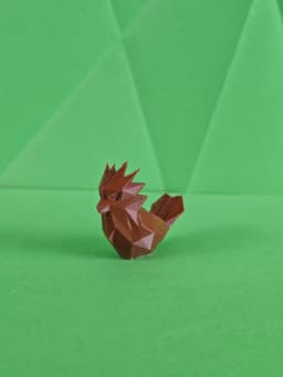 Spearow Low Poly Pokemon 3d model