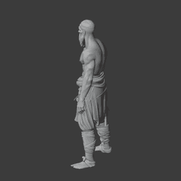 Baldur God of War Figurine 3d model