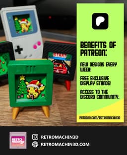 PIKACHU CHRISTMAS - Pixel Voxel Art Frame (No support, 3MF included) 3d model