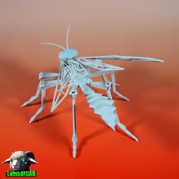 Low Poly Hornet 3d model