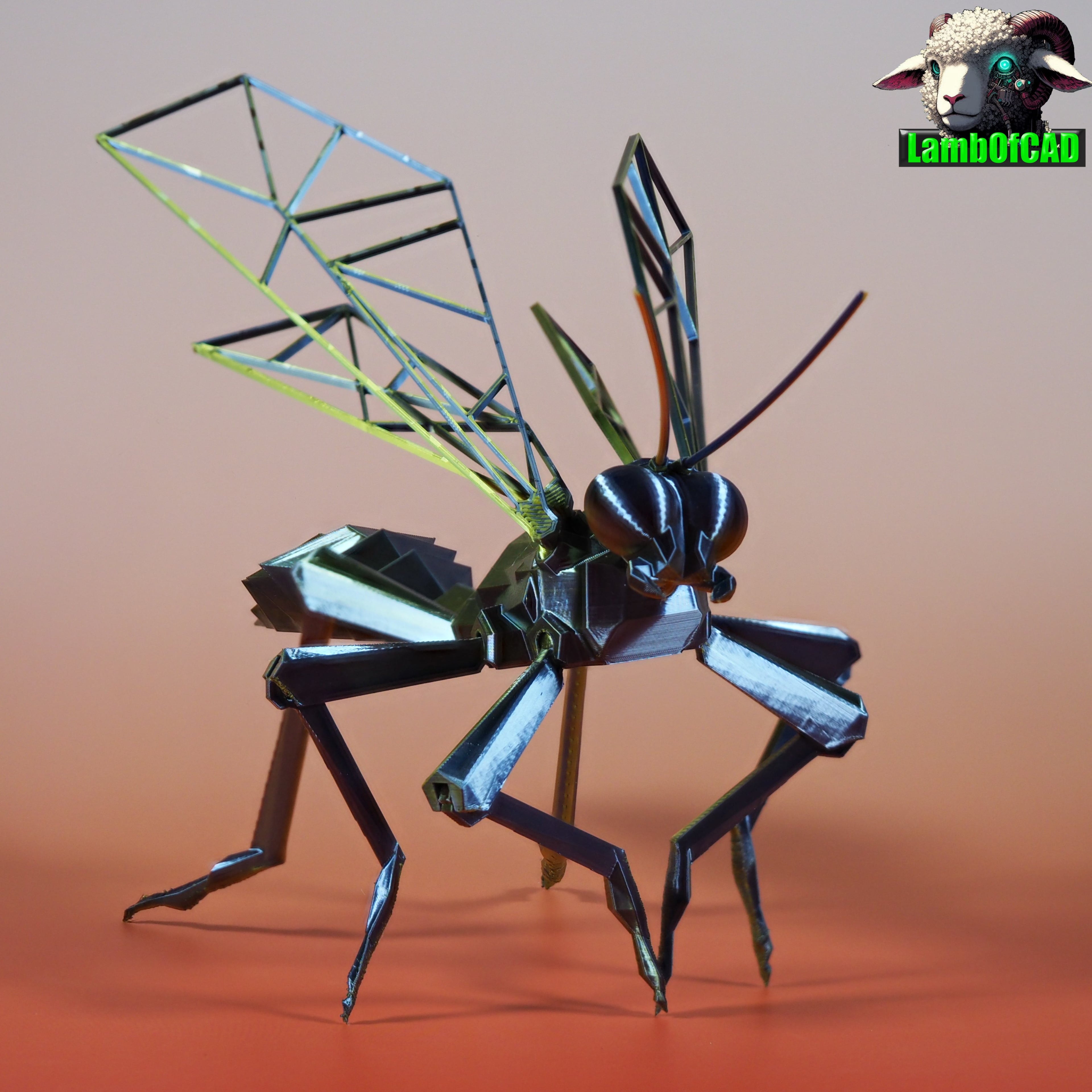 Low Poly Hornet 3d model