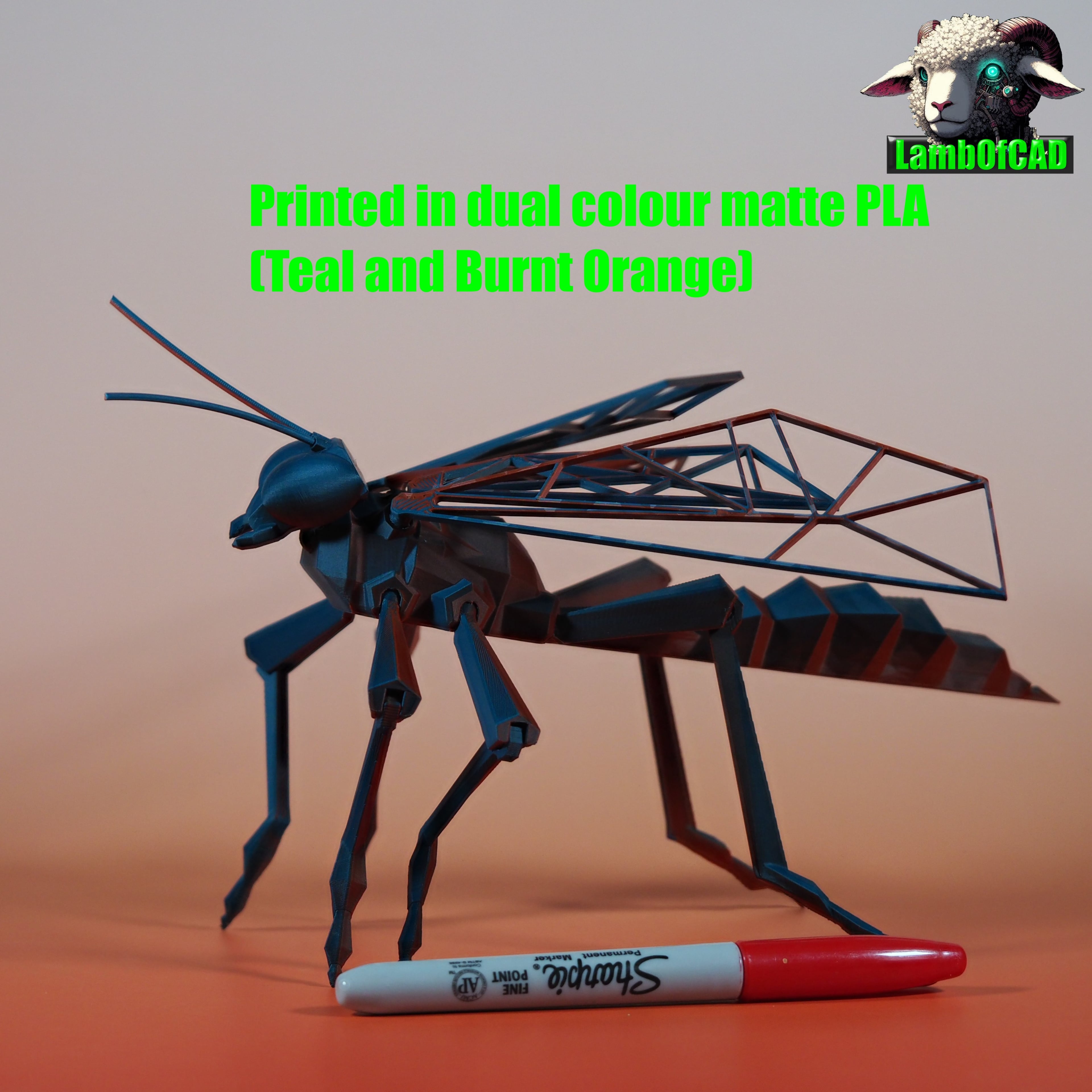 Low Poly Hornet 3d model